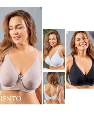 SOUTIEN MODELADOR CONFORT TAZA DOBLE DE TRICOT REFORZADO (115/120) Talle especial