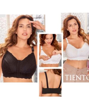 SOUTIEN CONFORT TAZA DOBLE, SIN ARCO CON ACCESO DELANTERO ALG. LYC PUNT