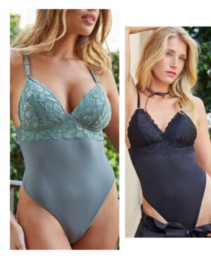 BODY TAZA SOFT TRIANGULO MICROFIBRA Y PUNTILLA