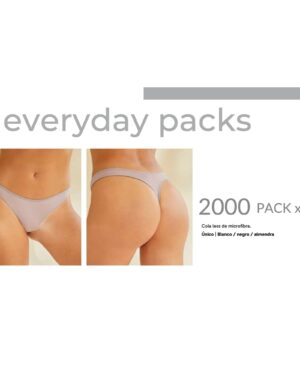 PACK X 3 COLA LESS DE MICROFIBRA