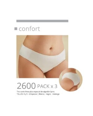 PACK X 3 TIRO CORTO ESPECIAL ALGODON Y LYCRA