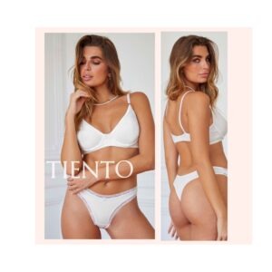 CONJUNTO SOUTIEN CON ARCO Y COLA LESS DE MORLEY Y PUNTILLA