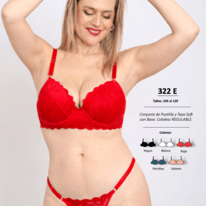 CONJUNTO TASA SOFT CON BASE DE PUNTILLA Y COLALESS REGULABLE