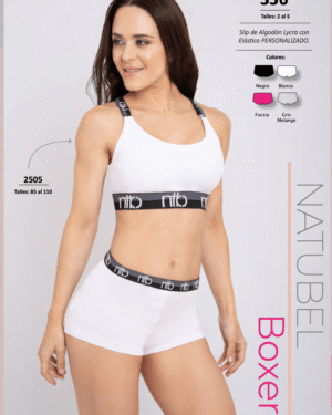 BOXER ALG/LYCRA CON ELASTICO PERSONALIZADO