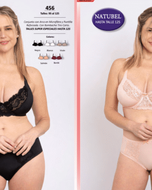 CORPIÑO C/ ARO-TRICOT C/ PUNTILLA-VEDETINA LARGE