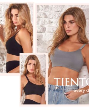 TOP CON TAZA SOFA INTERNA ESTILO SPORT DE MICROFIBRA