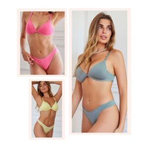 CONJUNTO TRIANGULO TAZA SOFT Y COLA LESS MICROFIBRA