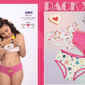 CULOTTE DE NENA ALGODON CON LYCRA CON ESTAMPA.