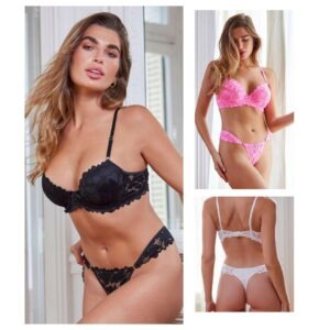 CONJUNTO TAZA SOFT PUSH UP Y COLA LESS PUNTILLA