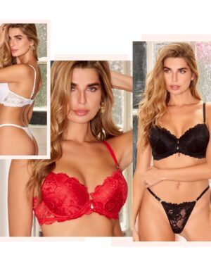 CONJUNTO TAZA SOFT Y COLA LESS DE PUNTILLA