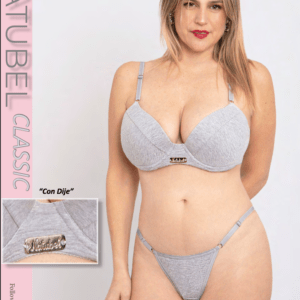 CONJUNTO TASA SOFT CON BASE DE ALG-LYCRA Y COLA LESS. TALLES ESPECIALES