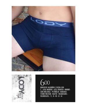 BOXER ALG.LYCRA LISO