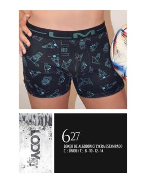 BOXER ALG.LYCRA ESTAMPADO