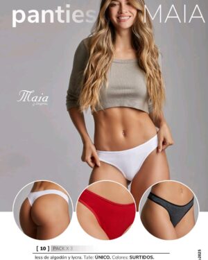 PACK POR 3 LESS DE ALGODON Y LYCRA