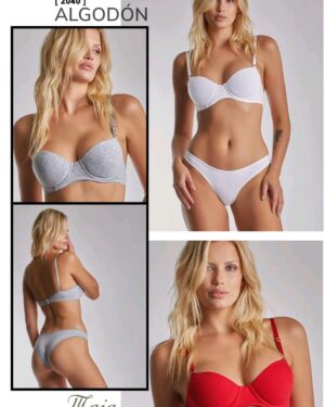 CONJ. TASA SOFT DE ALGODON Y LYCRA CON VEDETINA.