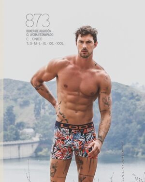 BOXER DE ALG. LYCRA ESTAMPADO