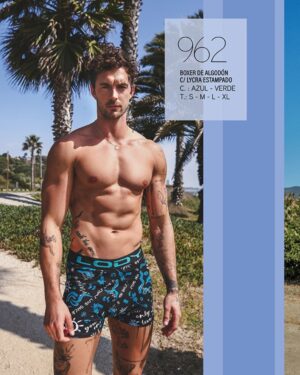 BOXER ALGODON LYCRA ESTAMPADO YOLO